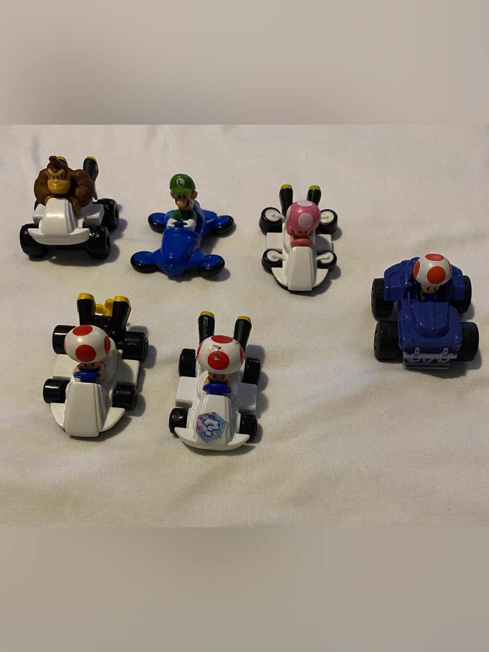 Nintendo Mario Kart Mini Racers - White, Blue, Pink, Green